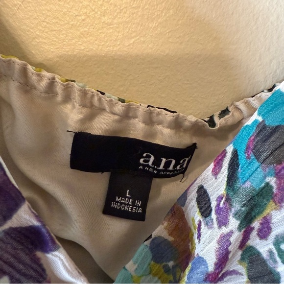 a.n.a Resort Ready Blue and Green Maxi Sundress - Picture 4 of 4